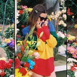 Oversized Rainbow Sweater