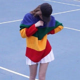 Oversized Rainbow Sweater