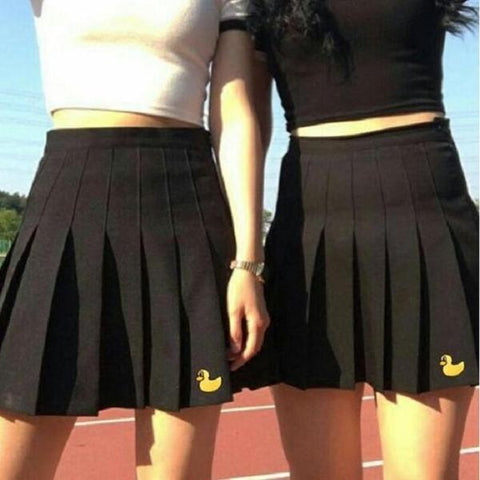 Rubber Ducky Embroidered Skirt