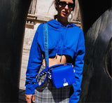 Oversized Sleeve Cropped Sweater