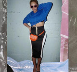 Oversized Sleeve Cropped Sweater