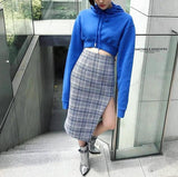 Oversized Sleeve Cropped Sweater