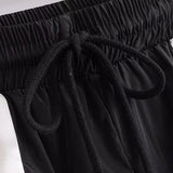 High Waisted Single Stripe Trouser