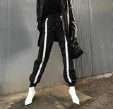Front Striped Cargo Trousers