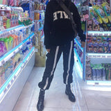 Front Striped Cargo Trousers
