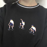Skateboard Embroidered Tee