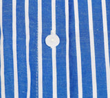 Poplin Linen Striped Summer Dress