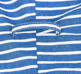 Poplin Linen Striped Summer Dress