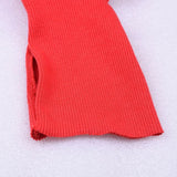 Cropped  Knitted Turtleneck Pullover