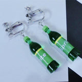 Evian Water Earrings
