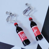 Evian Water Earrings