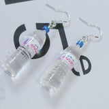 Evian Water Earrings