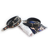 Vintage Embroidered Leather Belt