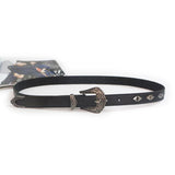 Vintage Embroidered Leather Belt