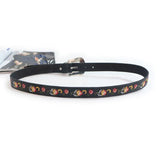 Vintage Embroidered Leather Belt