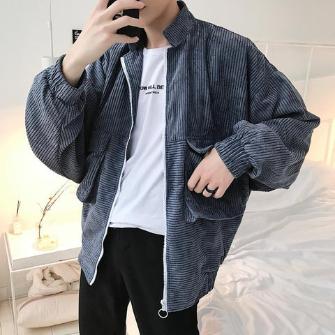 Corduroy Zip Up Jacket