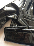 Black Patent Leather Jacket With Choker