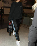 Satin Striped Trousers