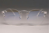 Transparent Round Club Glasses