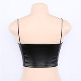 Leather Camis Top