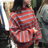 Oversized Wool Striped Sweater