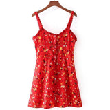 Ruffled Floral Summer Dress