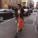 Spring Flower Maxi Dress