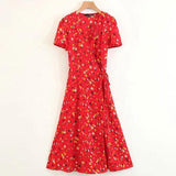 Spring Flower Maxi Dress