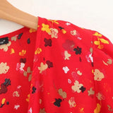 Spring Flower Maxi Dress