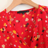 Spring Flower Maxi Dress