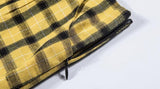 Plaid Tube Top Skirt Two Piece Set