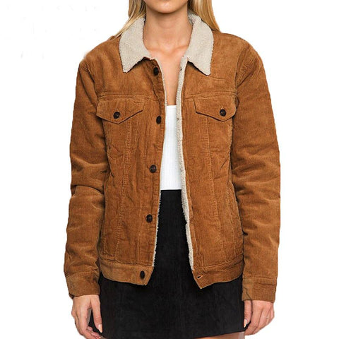 Corduroy Shearling Jacket