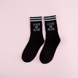 "Leave Me Alone" Socks