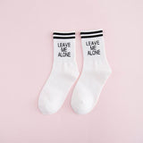 "Leave Me Alone" Socks