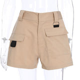 Khaki Cargo Shorts