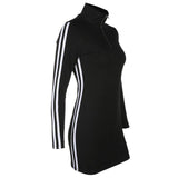 Turtleneck Racer Dress