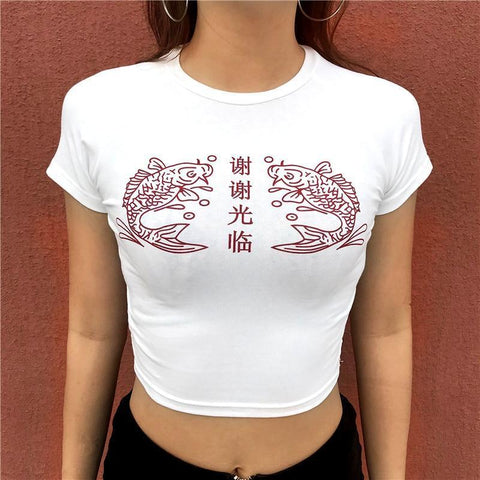 "Thank You" Koi Fish Tee