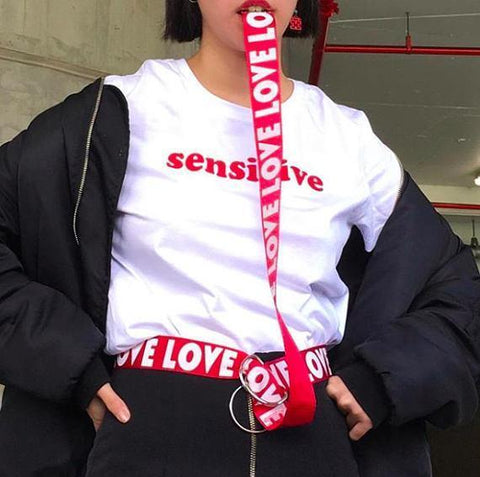"Sensitive" Tee