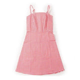 Red Gingham Mini Dress