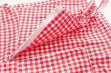 Red Gingham Mini Dress