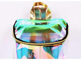 Holographic Transparent Backpack