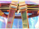 Holographic Transparent Backpack