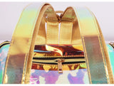 Holographic Transparent Backpack