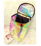 Holographic Transparent Backpack