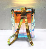 Holographic Transparent Backpack