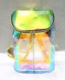 Holographic Transparent Backpack