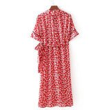 Floral Loose Midi Dress
