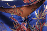 Spaghetti Strap Satin Floral Dress