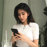 Knitted Zip Up Top