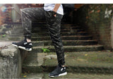 Camouflage Sport Joggers With Zipper